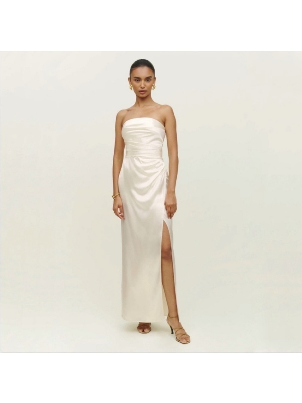Reformation Barrow Silk Dress (Size 0)
